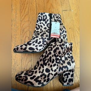 Leopard Print Booties